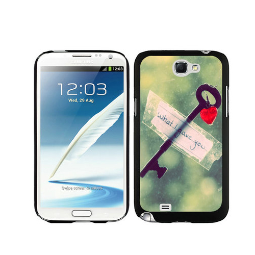 Valentine Key Samsung Galaxy Note 2 Cases DNY | Women